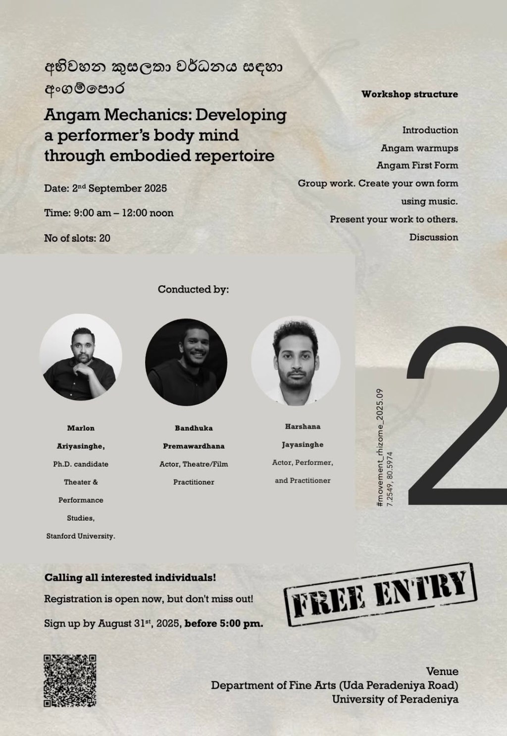 Angam Mechanics: Developing a Performer’s Body–Mind through Embodied Repertoire